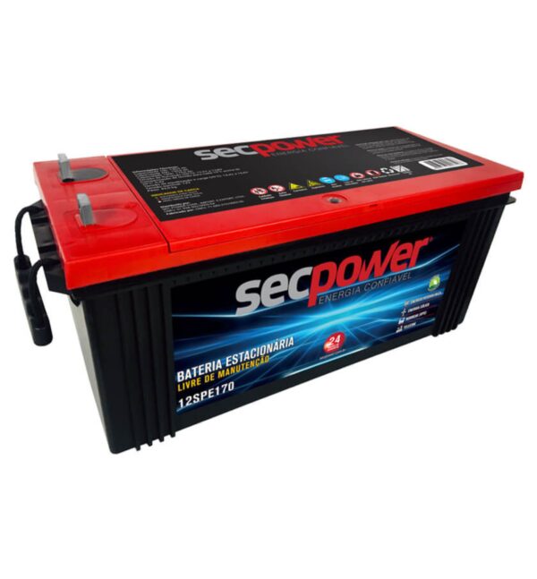 Bateria SecPower Chumbo-ácido Estacionária 12V 170Ah
