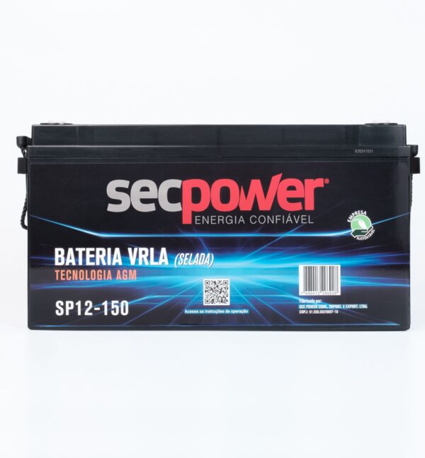 Bateria SecPower Chumbo-ácido VRLA AGM 12V 150Ah