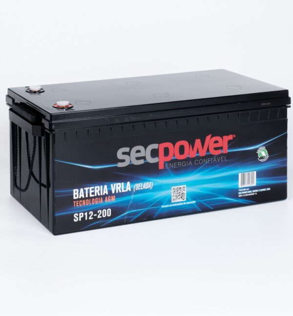 Bateria SecPower Chumbo-ácido VRLA AGM 12V 200Ah - Imagem 2