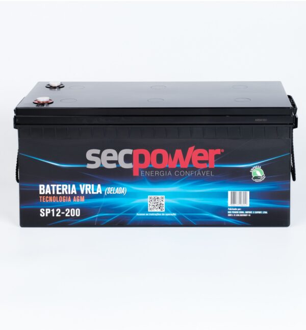 Bateria SecPower Chumbo-ácido VRLA AGM 12V 200Ah - Imagem 3
