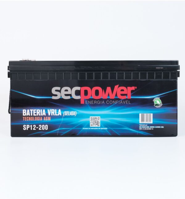 Bateria SecPower Chumbo-ácido VRLA AGM 12V 200Ah