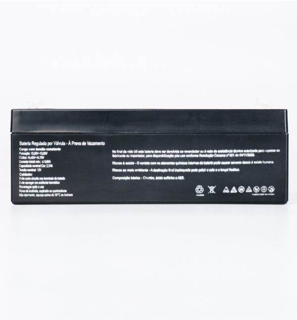 Bateria SecPower Chumbo-ácido VRLA AGM 12V 2,3Ah - Imagem 2