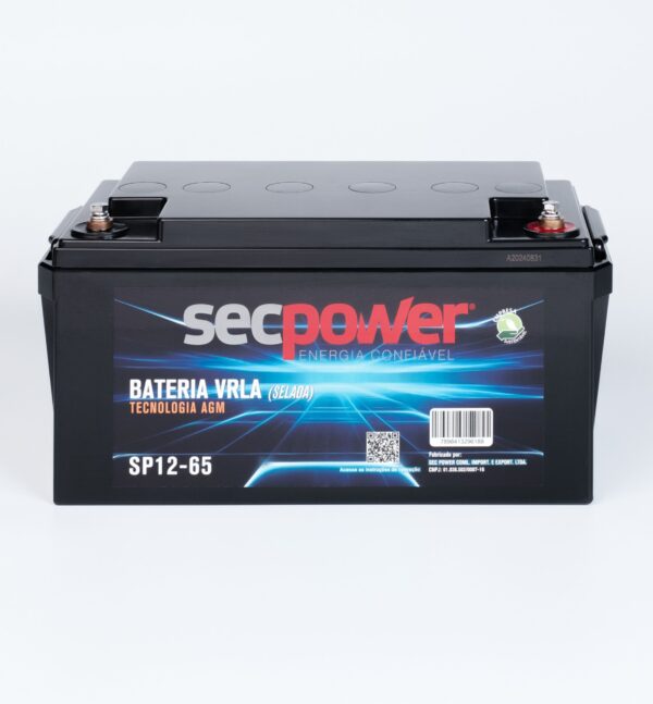 Bateria SecPower Chumbo-ácido VRLA AGM 12V 65Ah - Imagem 4